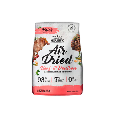 Absolute Holistic Air Dried Cat Food | Beef & Venison 500g