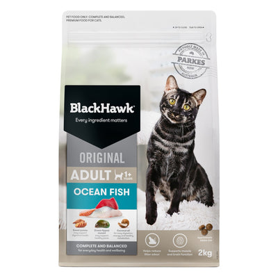 Black Hawk Adult Cat Dry Food Fish
