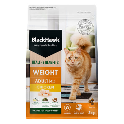 Black Hawk Healthy Benefits Adult Cat Food Weight
