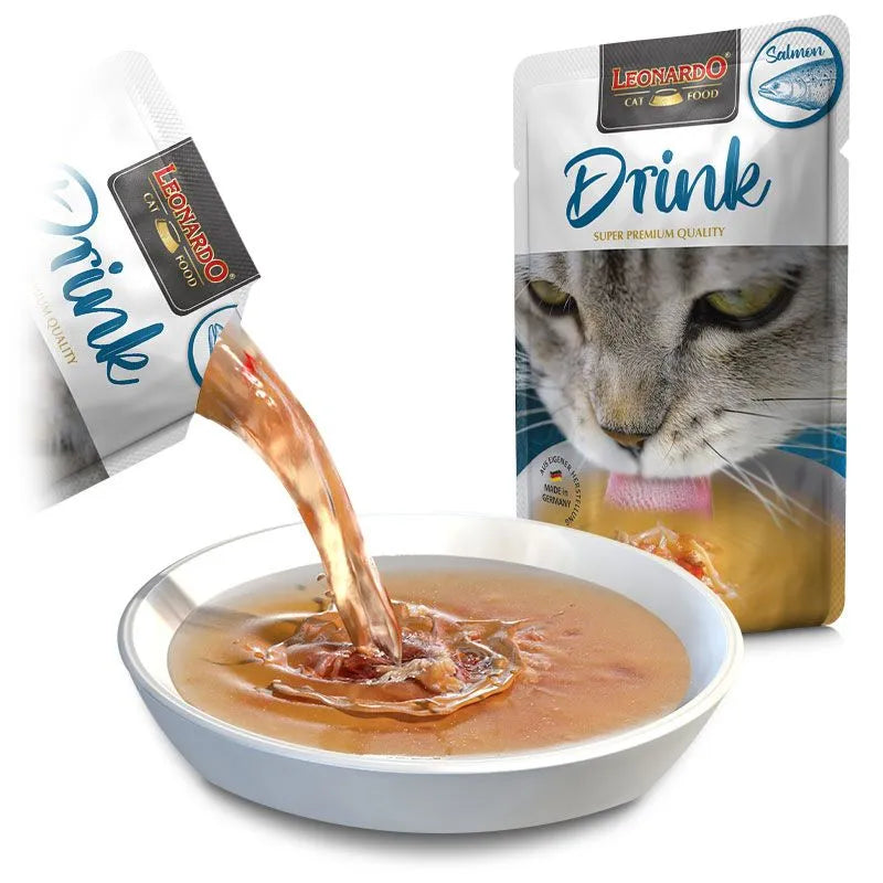 Leonardo® Cat Wet Food Drink Salmon 40g