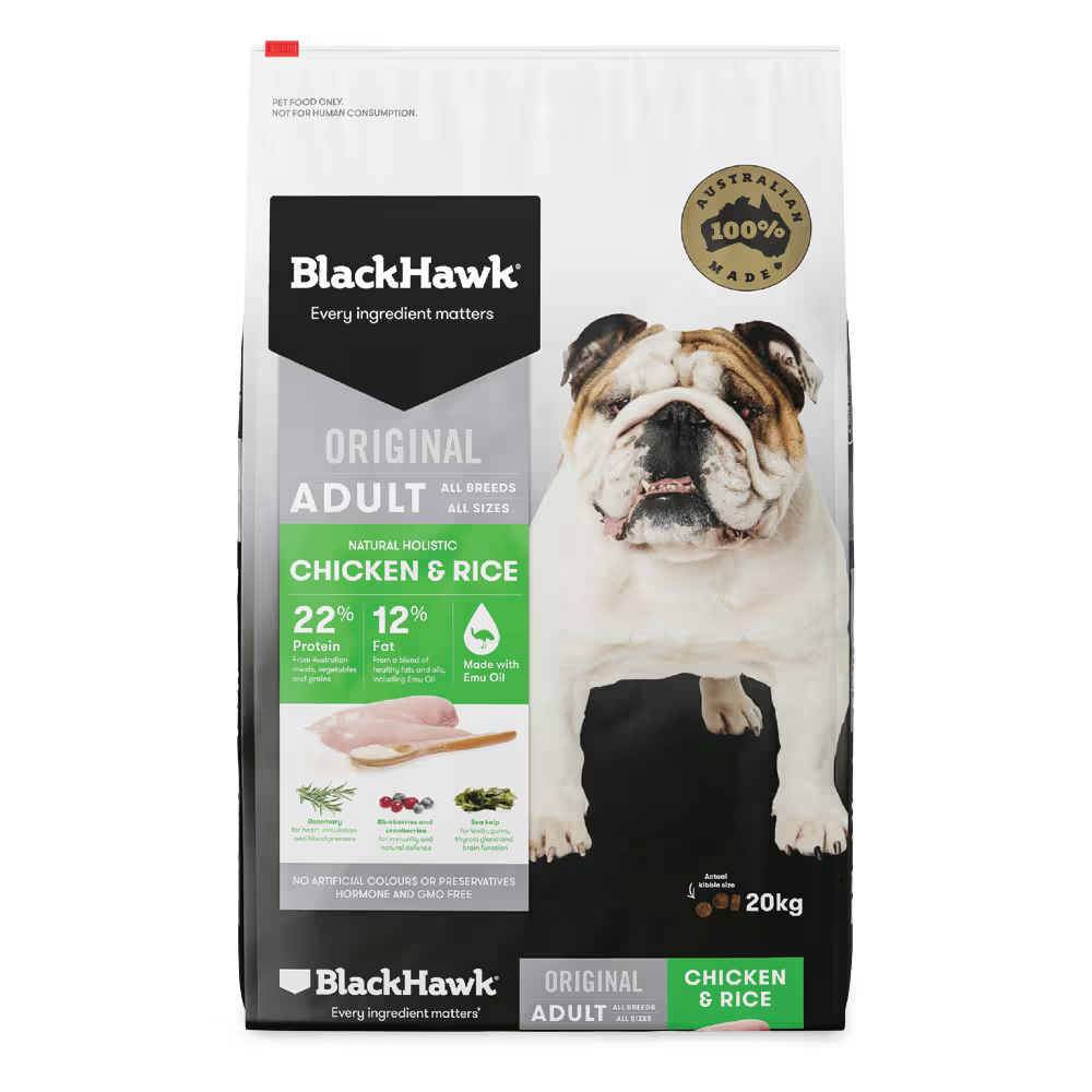 Black Hawk Adult Dog Dry Food Chicken And Rice