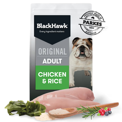 Black Hawk Adult Dog Dry Food Chicken And Rice