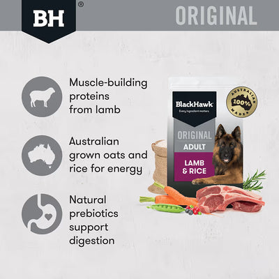 Black Hawk Adult Dog Dry Food Lamb And Rice