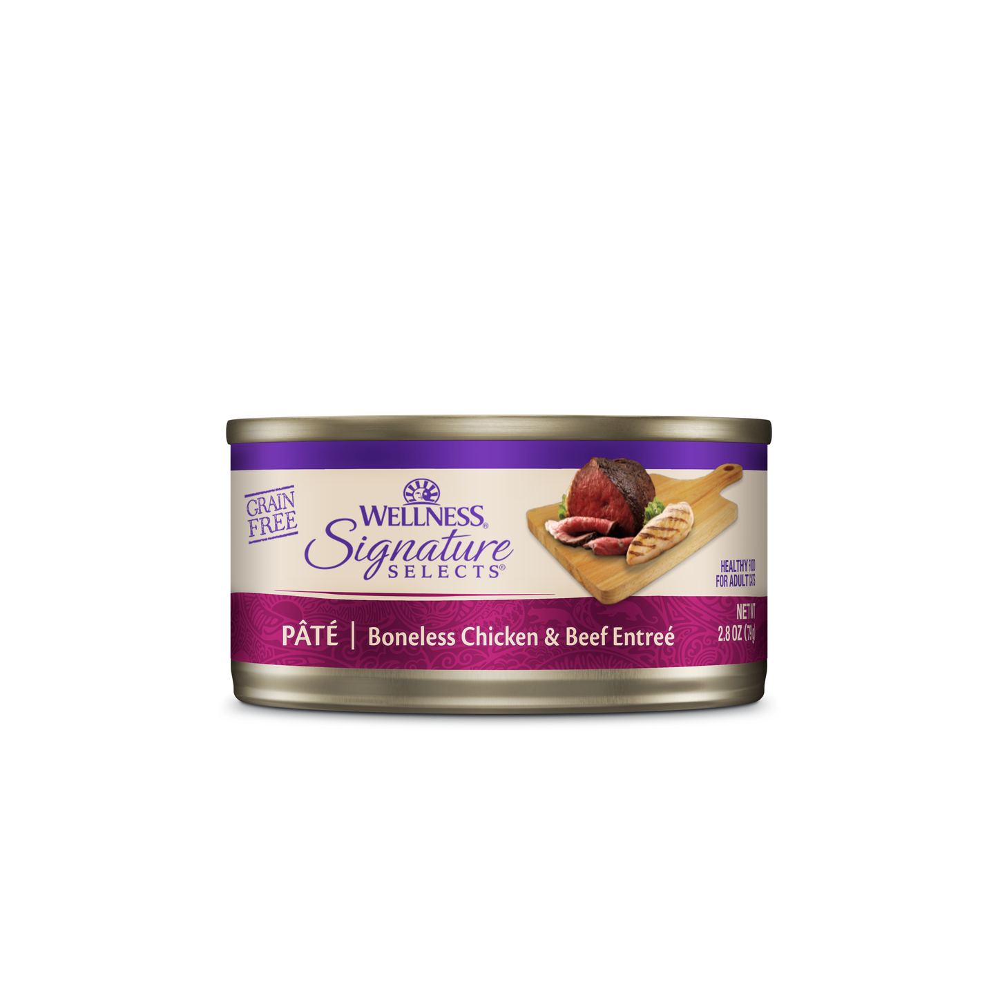 WELLNESS Core Signature Selects Wet Cat Food Boneless Chicken & Beef Entrée Pâté 79g x 12