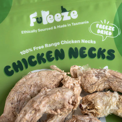Fureeze Freeze Dried Free Range Chicken Necks 50g