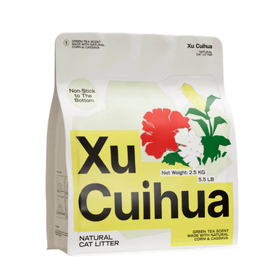 Xu Cuihua Cat Litter - Plant Natural Green Tea 2.5kg