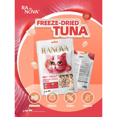 Ranova Freeze-Dried Tuna Cat Treats 50g
