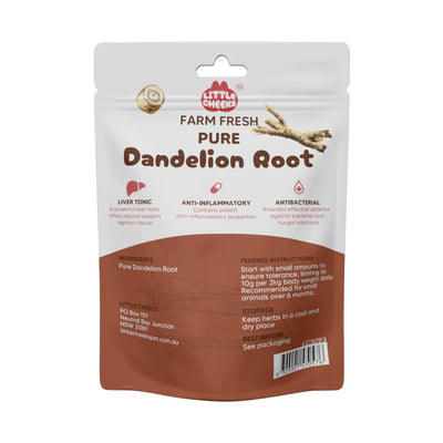 Little Cheeks Farm Fresh Pure Dandelion Root 125g For Rabbits & Guinea pigs