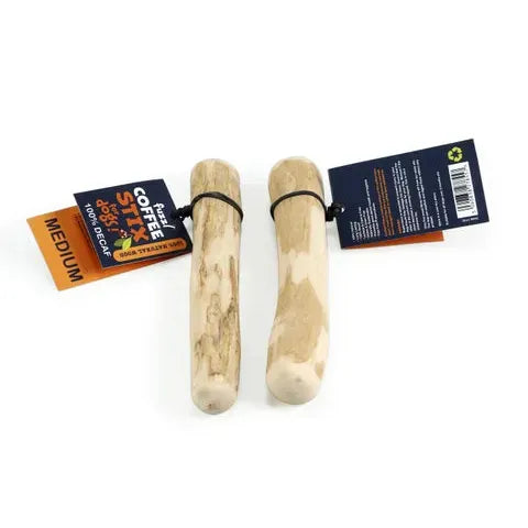 Fuzzl Dog Toy Coffee Wood Stix