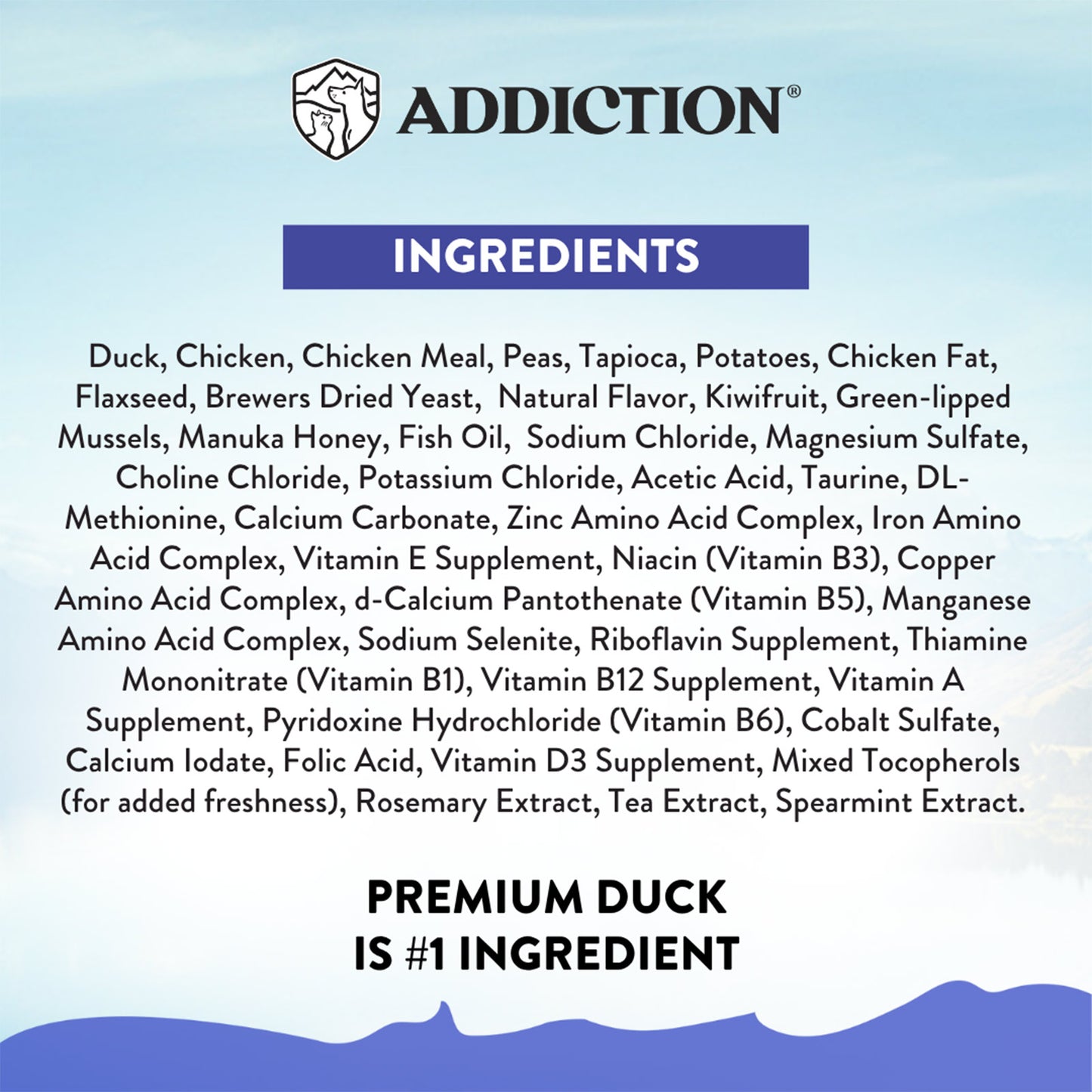 Addiction Dog Dry Food Duck Royale Entrée For Small Dogs 1.5Kg