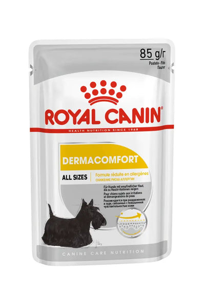 ROYAL CANIN Adult Wet Dog Food Dermacomfort Loaf 85g x 12