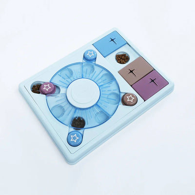 Pet Marvel Foraging Plate Interactive Puzzle Toy For Dogs - Galaxy