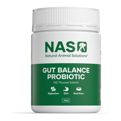 NAS Natural Animal Solutions - Gut Balance Probiotic NZ Mussel Blend Supplement
