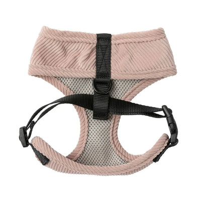 FuzzYard Life Corduroy Dog Harness - Soft Blush