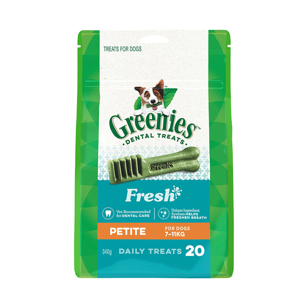 GREENIES Dental Dog Treats - Fresh 340g
