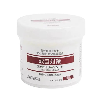 Kojima Pet Tear Stain Wipes 120 sheets
