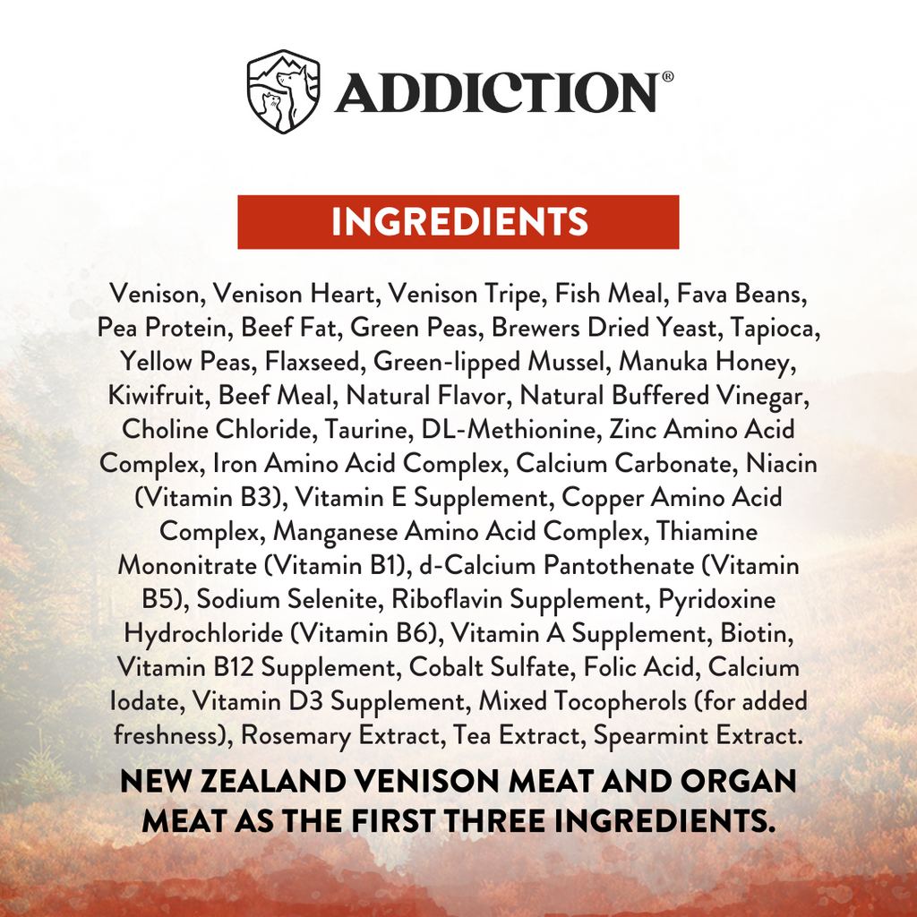 Addiction Dog Dry Food Wild Islands Forest Meat