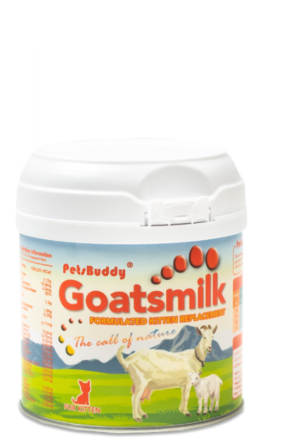 PetsBuddy Goatmilk Formulated Kitten Replacement 210g