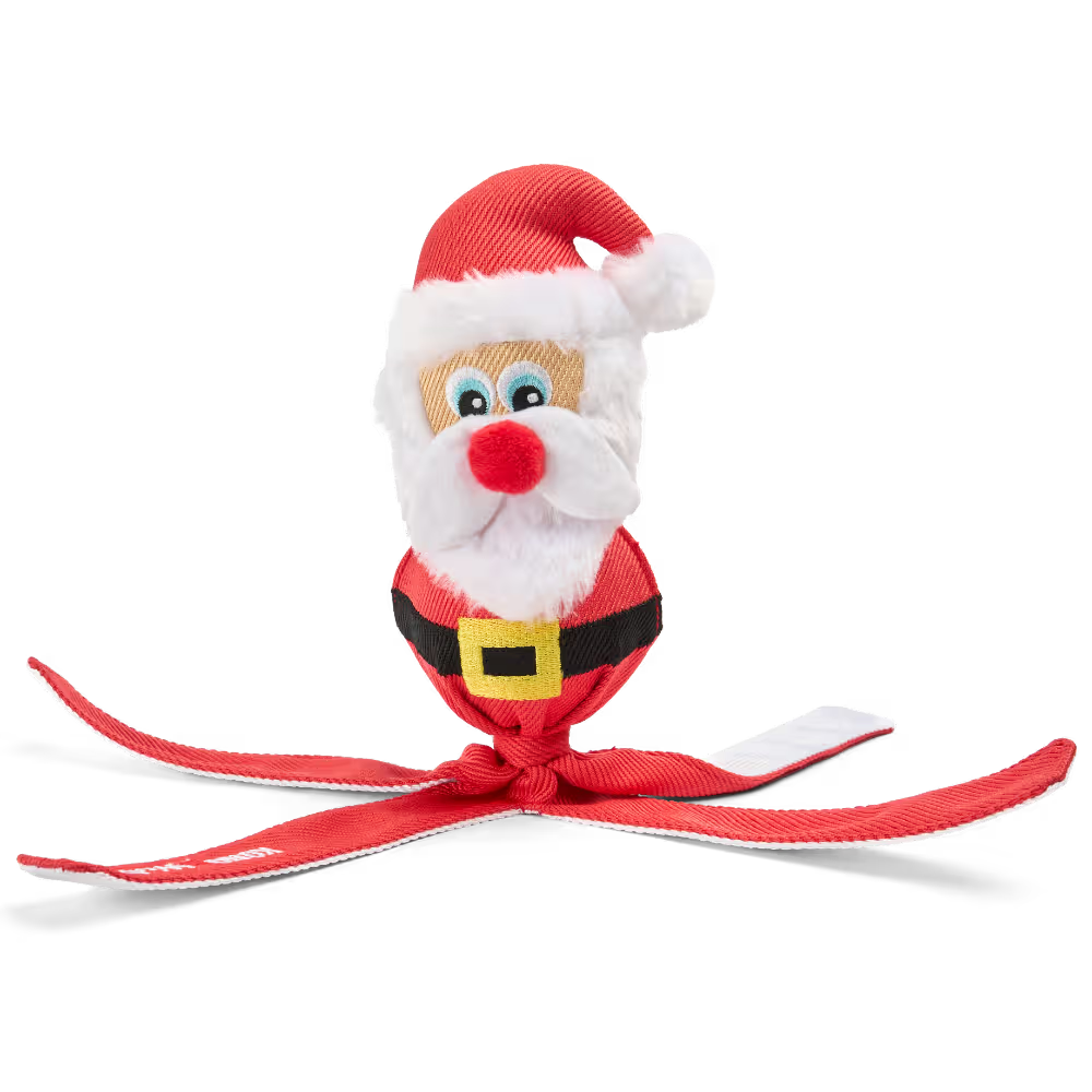 KONG Squeaky Dog Toy Holiday Wubba Assorted Large