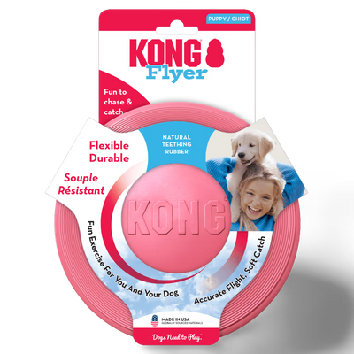 KONG Dog Toy Puppy Flyer Assorted Color
