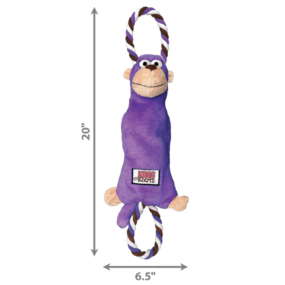 KONG Dog Toy Tugger Knots Monkey Medium/Large
