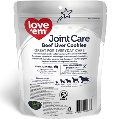 Love Em Dog Treats Beef Joint Care Cookie 250g