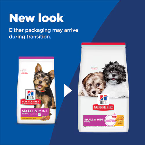 Hill's Science Diet Puppy Food Small & Mini Chicken & Brown Rice Recipe
