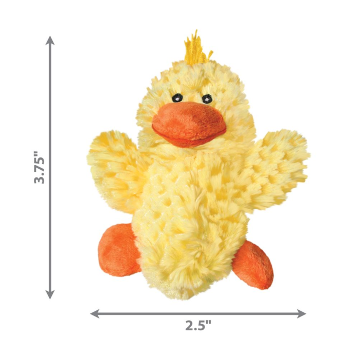 KONG Dog Toy Dr. Noyz Plush Duck Small