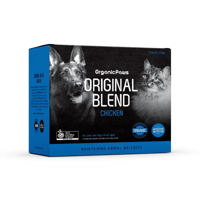 Organic Paws Original Blend Chicken Pet Raw Food 2.2kg