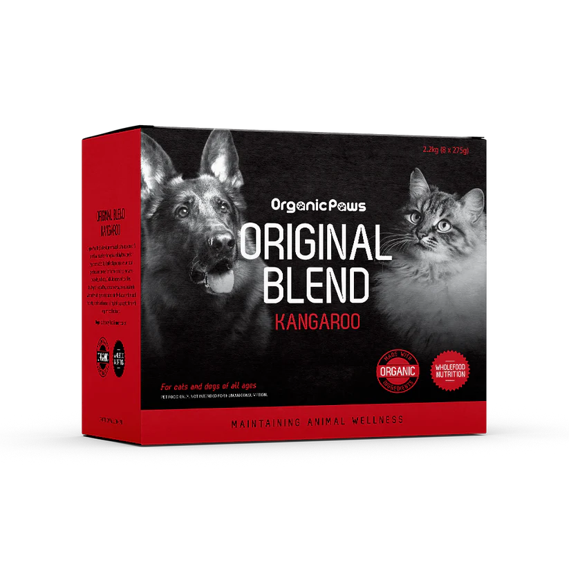 [Syd Only] Organic Paws Original Blend Kangaroo Pet Raw Food 2.2kg