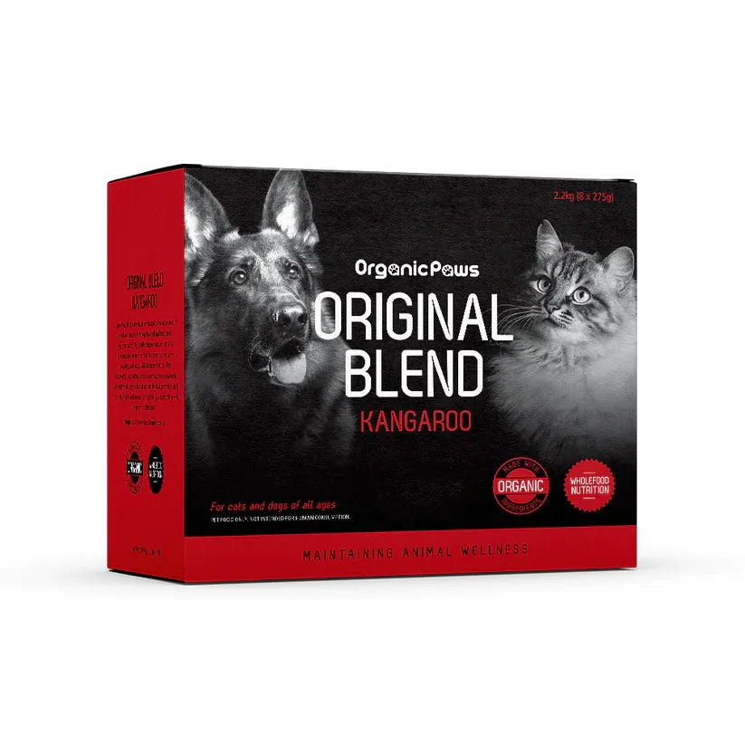 Organic Paws Original Blend Kangaroo Pet Raw Food 2.2kg