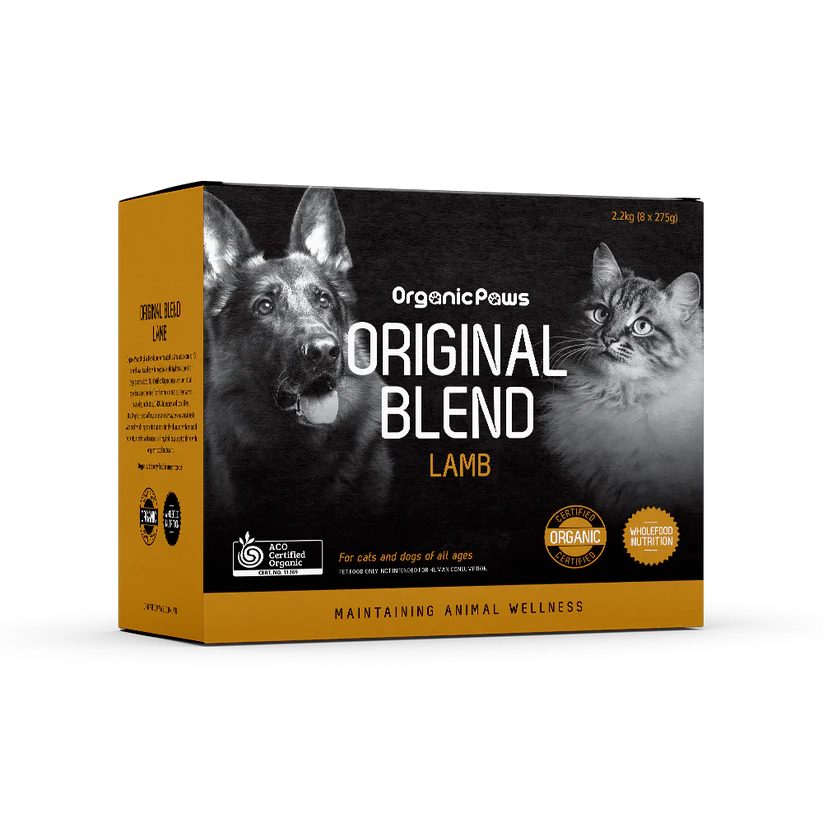[Syd Only] Organic Paws Original Blend Lamb Pet Raw Food 2.2kg