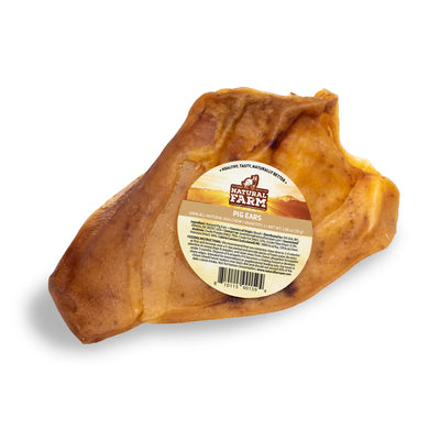 Natural Farm Dog Treat Pig Ear 1pc