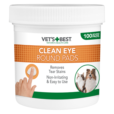 Vet’s Best Clean Eye Round Pads 100pc