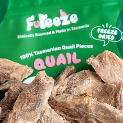 Fureeze Freeze Dried Diced Quail 50g