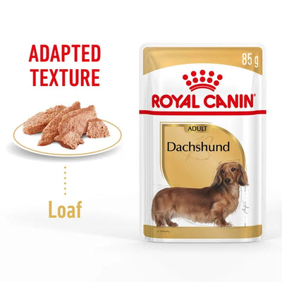 ROYAL CANIN Dachshund Loaf Adult Wet Dog Food 85g x 12