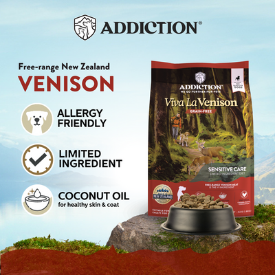 Addiction Dog Dry Food Viva La Venison