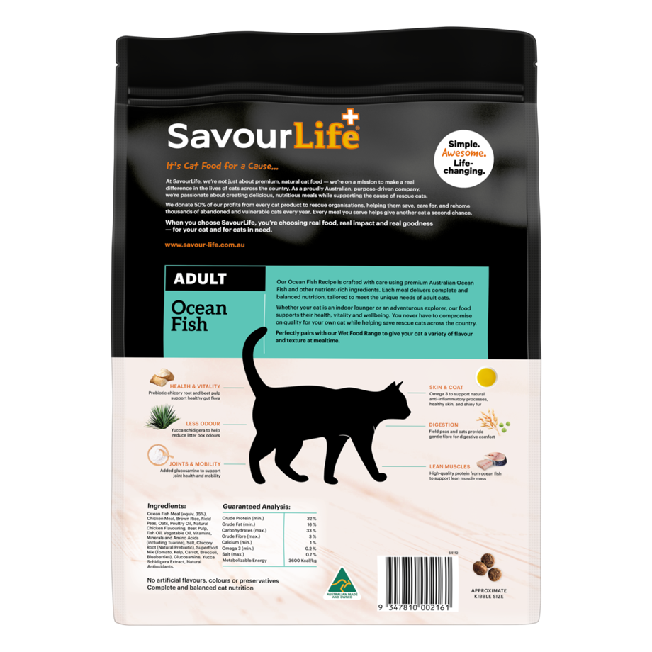 SavourLife Adult Cat Dry Food Ocean Fish