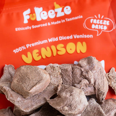 Fureeze Freeze Dried Diced Venison 50g