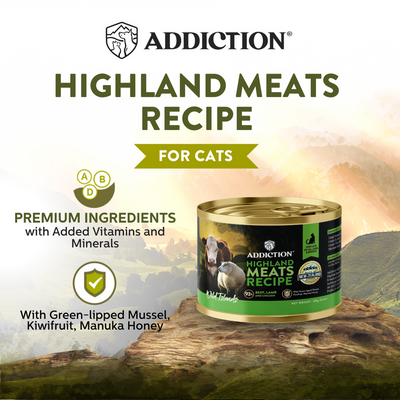 Addiction Cat Wet Food Wild Islands Highlands Meat Lamb And Beef