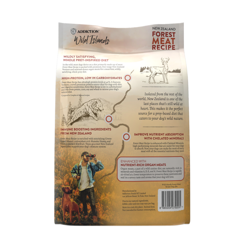 Addiction Dog Dry Food Wild Islands Forest Meat