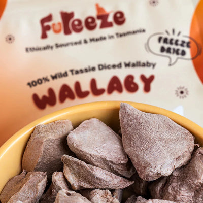 Fureeze Freeze Dried Diced Wallaby 50g
