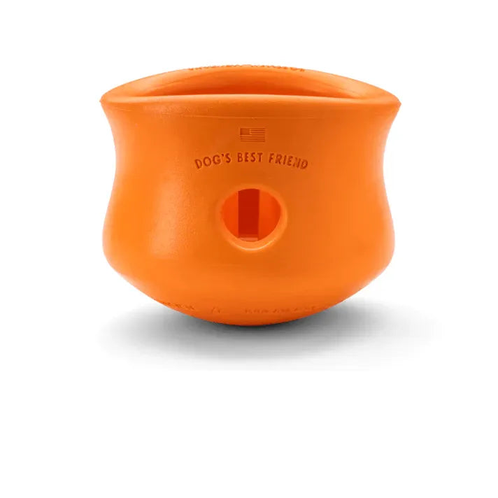 West Paw Toppl Puzzle Toy Treat Dispensing Wobbling Dog Toy & Food Bowl