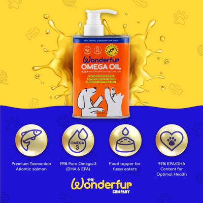 Wonderfur Super Omega Oil for Dogs and Cats 250ml