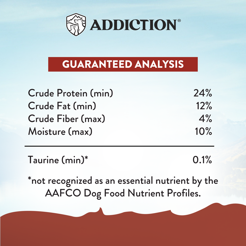 Addiction Dog Dry Food Viva La Venison