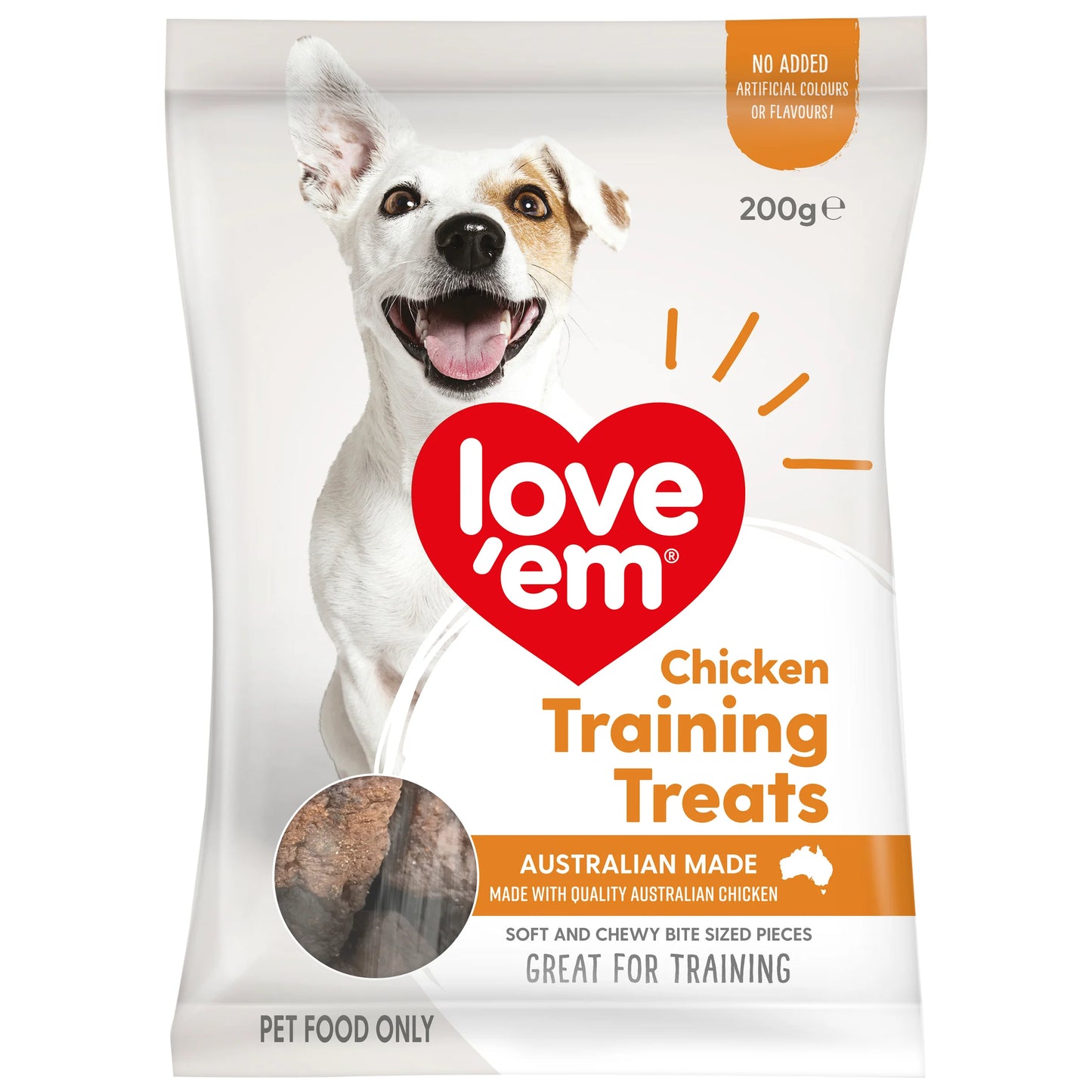 Love Em Dog Treats Chicken Training Treats 200g