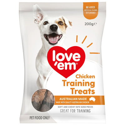 Love Em Dog Treats Chicken Training Treats 200g