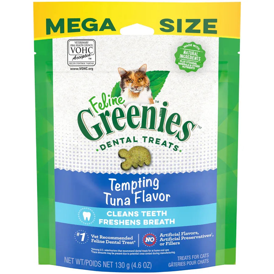 GREENIES Feline Dental Cat Treats Tempting Tuna