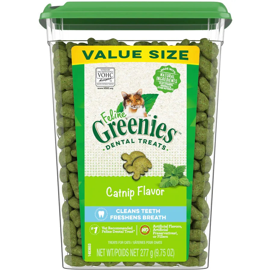 GREENIES Feline Dental Cat Treats Catnip