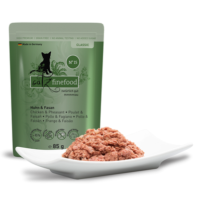 Catz Finefood CLASSIC No.15 – Chicken & Pheasant 85g/200g